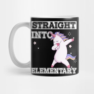 Straight Outta Elementary Unicorn Back To School Gift Mug